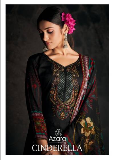 Cinderella By Azara Designer Jam Cotton Salwar Kameez Collection